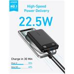 Anker Power Bank (10K, 22.5W), Black