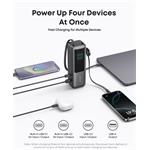 Anker Power Bank, (25K, 165W, zabudovaný USB-C a navíjací kábel) čierna