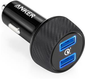 Anker PowerDrive Speed Quick Charge, čierna