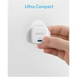 Anker PowerPort 3 20W nabíjačka, USB-C, biela