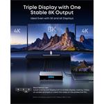 Anker Prime Docking Station, 14v1, 140W 3xUSB-C, 4xUSB, 2xHDMI, 1xDP, 1xRJ45, SD/microSD