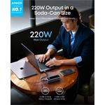 Anker Prime powerbanka, 20000mAh, 220W, čierna