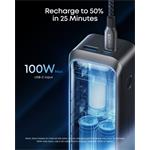 Anker Prime powerbanka, 20000mAh, 220W, čierna