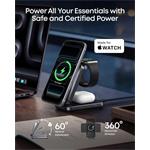 Anker Prime Qi2.2 25W, bezdrôtová nabíjačka 3v1, čierna