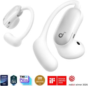 Anker soundcore AeroFit 2 Pro, bluetooth slúchadlá, biele
