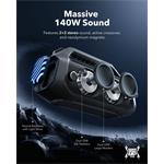 Anker Soundcore Boom 2 Plus, bluetooth reproduktor, čierny