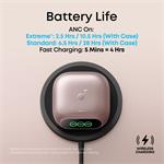Anker soundcore Liberty 5 Pro, bluetooth slúchadlá, ružové
