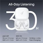Anker soundcore Liberty Buds, bluetooth slúchadlá, biele