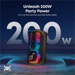 Anker soundcore Rave 3S | AI Karaoke Party Speaker, 200W, čierny
