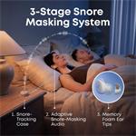 Anker soundcore Sleep A30, bluetooth slúchadlá, biela, (rozbalené)