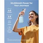 Anker Zolo 20000mAh, 45W powerbanka s káblom, 2xUSB-C čierna