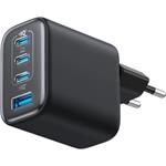 Anker Zolo 70W nabíjačka do siete, 3xUSB-C, 1xUSB, čierna
