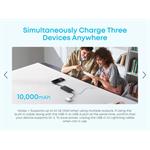 Anker Zolo powerbanka,10000mAh, 22,5W s káblom USB-C, biela