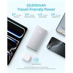 Anker Zolo powerbanka,10000mAh, 22,5W s káblom USB-C, čierna