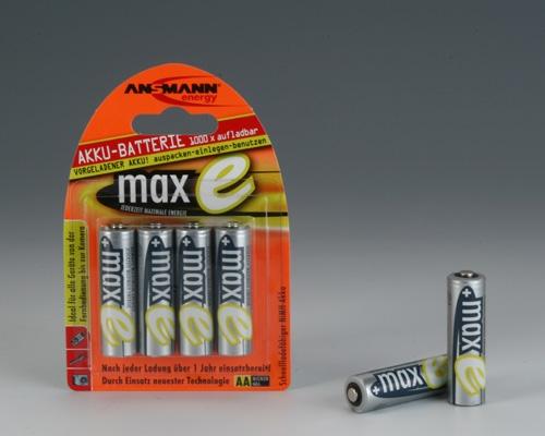 Ansmann akumulátor AA NiMH 2100 mAh (4 ks) maxE