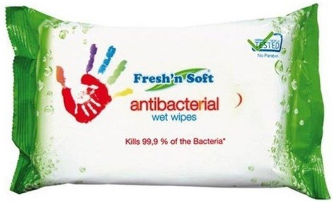 Antibakteriálne vlhčené utierky Fresh´n Soft 60 ks utierok