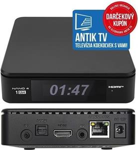 Antik Nano 4 + darček 6 mesiacov Antik TV Zadarmo!, rozbalené