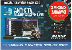 Antik TV balík na 3 mesiace