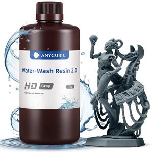 Anycubic Water-Wash Resin 2.0 grey