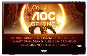 AOC Gaming 16G3, 15.6"