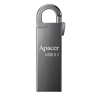 Apacer USB flash disk, USB 3.0, 64GB, AH15A, strieborný,