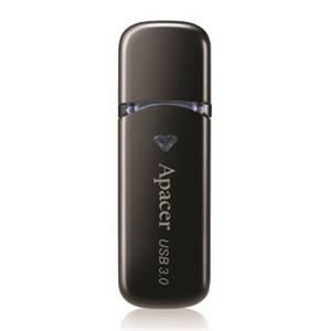 Apacer USB flash disk, USB 3.0, 64GB, AH355, čierny, 