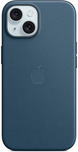 Apple FineWoven kryt s podporou MagSafe pre iPhone 15, Pacific Blue