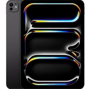Apple iPad Pro 11", Wi-Fi + Cell, 256GB, štandardné sklo, čierny (2024)