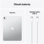 Apple iPad Pro 11", Wi-Fi + Cell, 2TB, štandardné sklo, strieborný (2024)