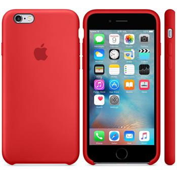 Apple iPhone 6S Silicone Case (PRODUCT)RED