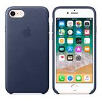 Apple iPhone 8 / 7 Leather Case - Midnight Blue