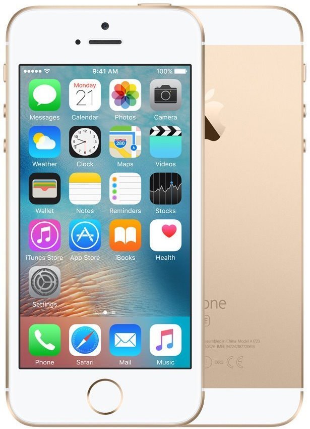 Apple iPhone SE, 128 GB, zlatý