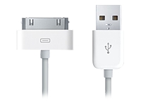 Apple iPod Dock Connector To USB Cable 30 pin - White