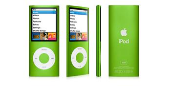 Apple iPod Nano 4G 4GB zeleny