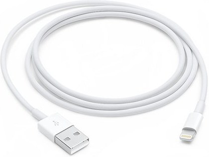 Apple kábel USB 2.0 na lightning M/M, prepojovací, 1,0m biela