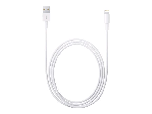 Apple kábel USB 2.0 na lightning M/M, prepojovací, 2,0m biela