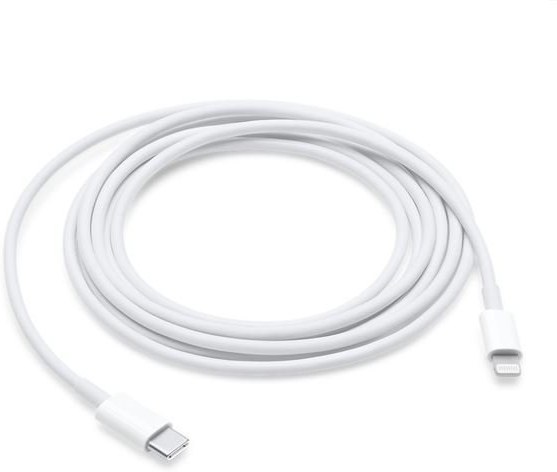 Apple kábel USB-C na Lightning, 2,0m, biely