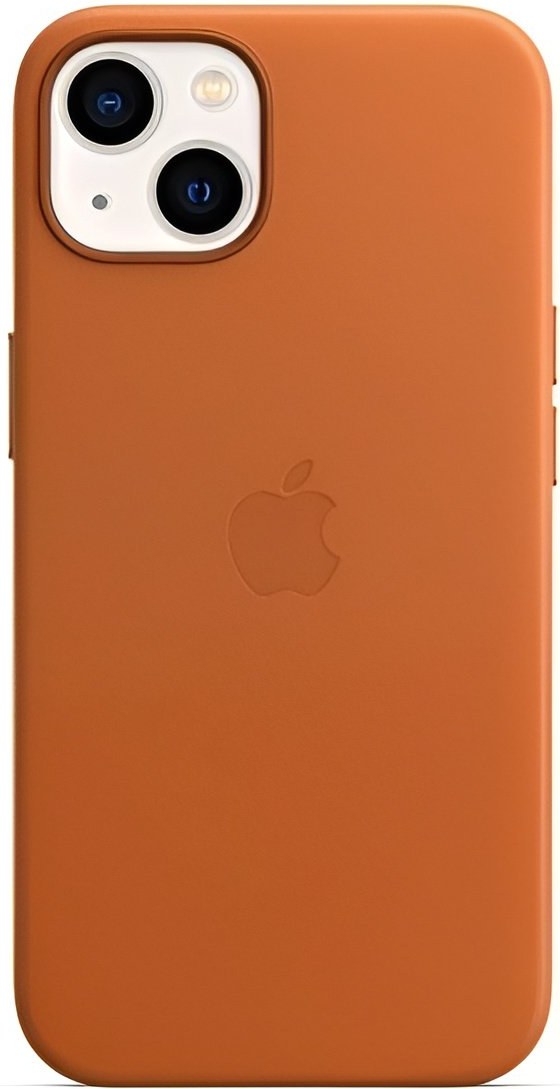 Apple kožený kryt MagSafe pre iPhone 13, Golden Brown