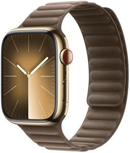 Apple kožený remienok pre Watch 45mm, S/M, Taupe