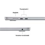 Apple MacBook Air 15", M5, 16GB, 512GB, strieborný, SK