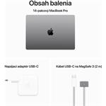 Apple MacBook Pro 14, MTL73SL/A, sivý