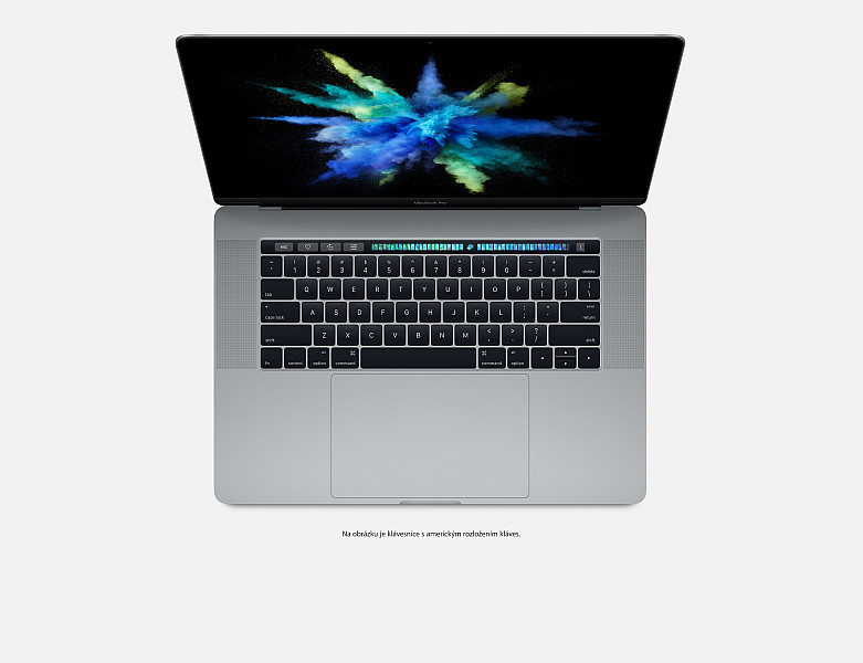 Apple MacBook Pro, 15", Retina, Touch Bar, 256 GB SSD, strieborný