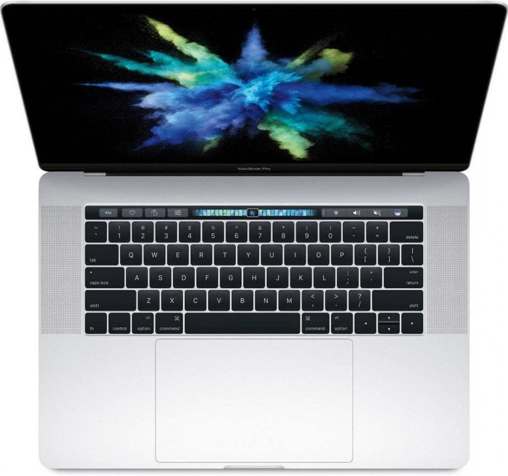 Apple MacBook Pro, 15", Retina, Touch Bar, Core i7, 256 GB SSD, strieborný