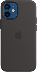 Apple, silikónový kryt s MagSafe pre Apple iPhone 12 | 12 Pro, čierny