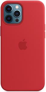Apple silikónový kryt s podporou Magsafe pre iPhone 12 Pro Max, červený
