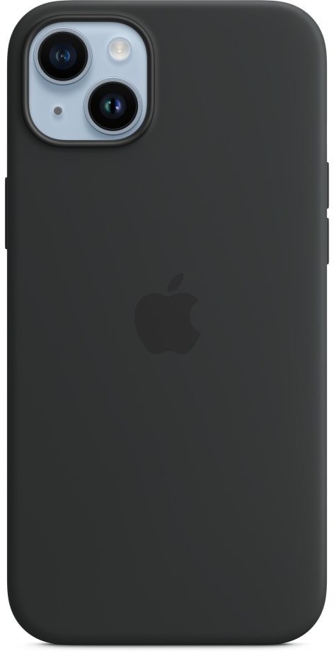 Apple silikónový kryt s podporou Magsafe pre iPhone 14 Plus, čierny
