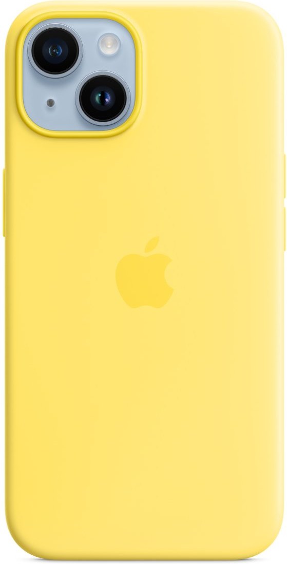 Apple silikónový kryt s podporou MagSafe pre iPhone 14 Plus, žltý