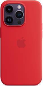 Apple silikónový kryt s podporou MagSafe pre iPhone 14 Pro, červený