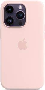Apple silikónový kryt s podporou MagSafe pre iPhone 14 Pro Max, Chalk Pink