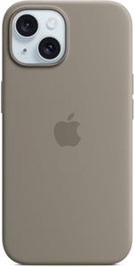 Apple silikónový kryt s podporou MagSafe pre iPhone 15, Clay